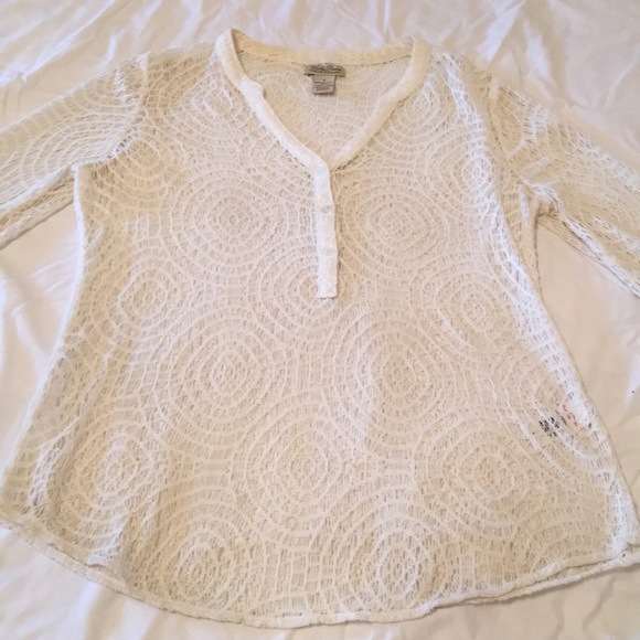 Lucky Brand Lace top - Picture 2 of 7